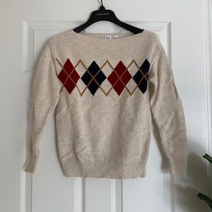 Gap Women's Argyle Sweater size XS